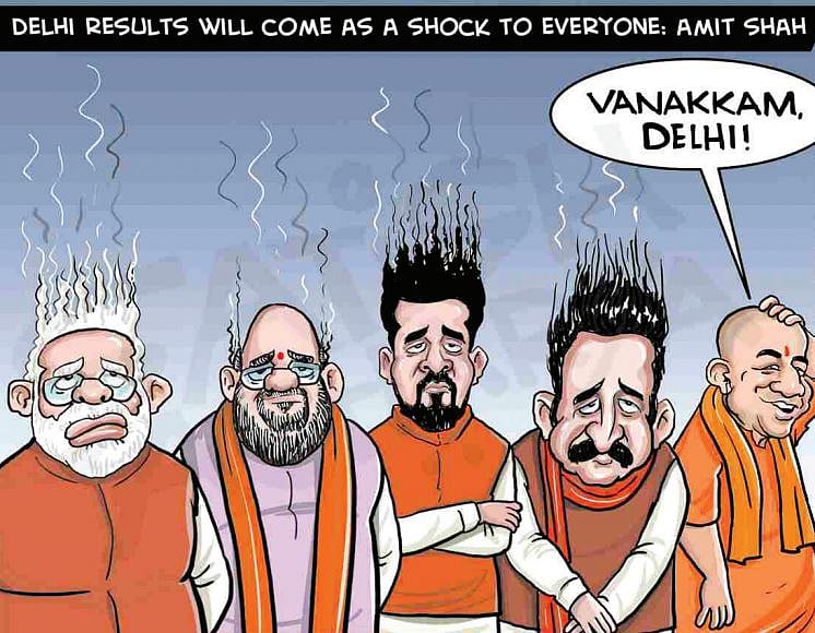 Delhi trips hate politics      