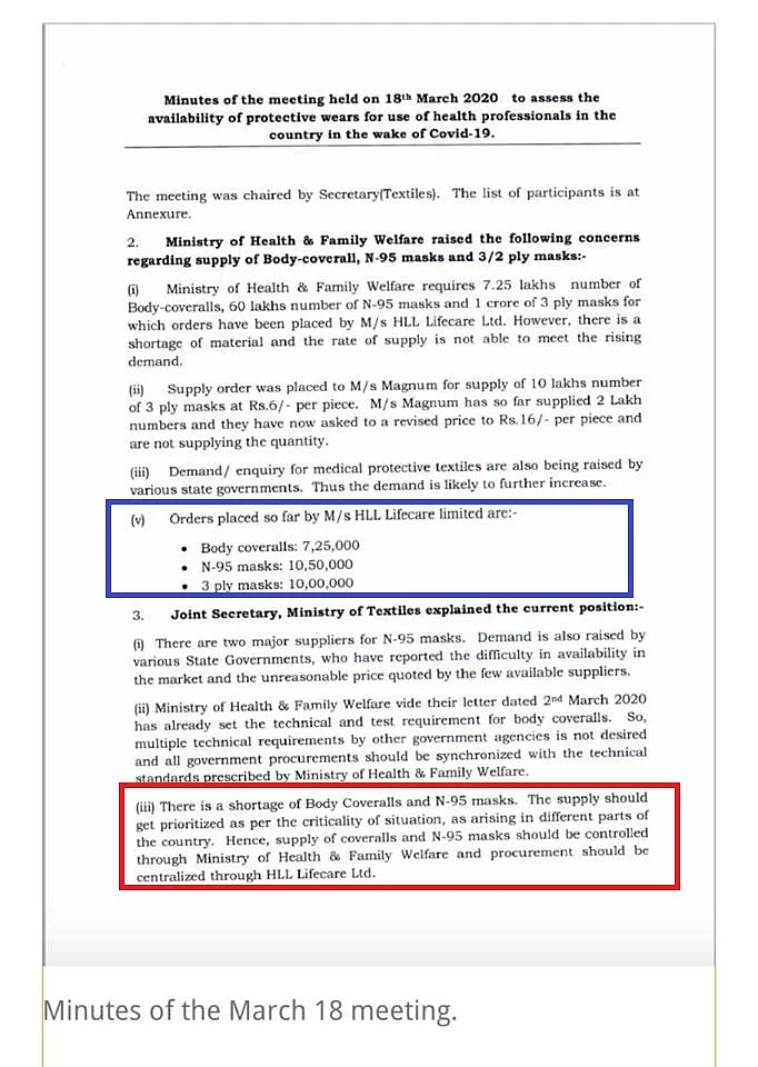 COVID-19: Modi govt took 50 days to wake up to shortage of coveralls, N-95 masks; delay may endanger millions