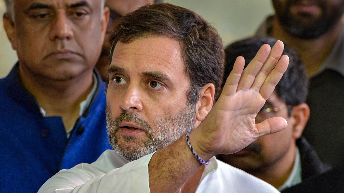 Congress leader Rahul Gandhi 