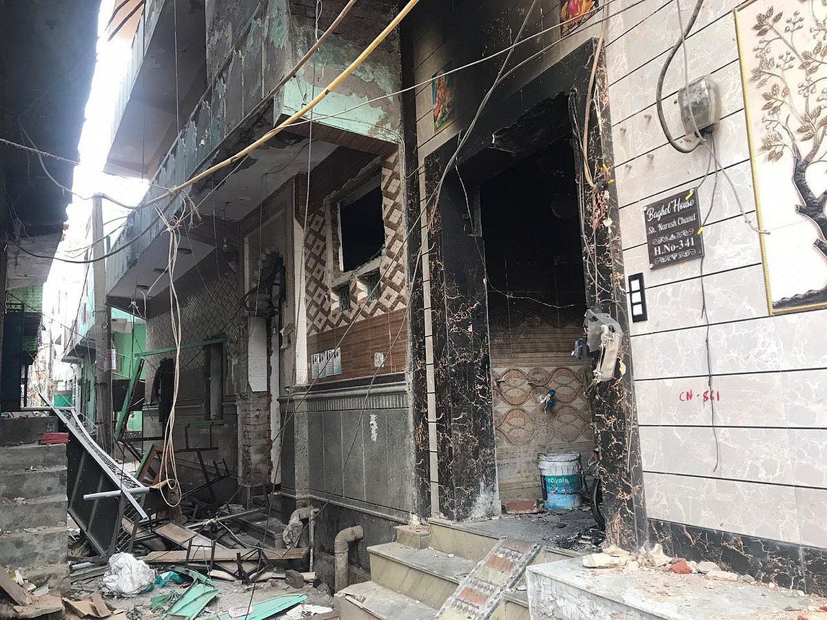 Delhi riots: Homes of most Muslims lie charred in deserted Shiv Vihar