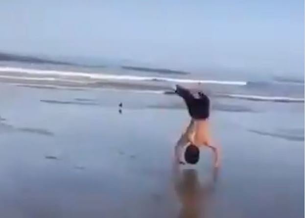 Screen grab from the video