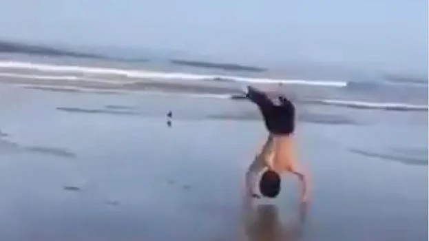 Screen grab from the video