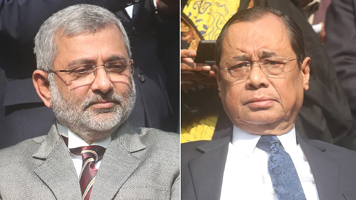 (left) Justice Kurian Joseph and former CJI Justice Ranjan Gogoi (right) (Photo courtesy: social media)