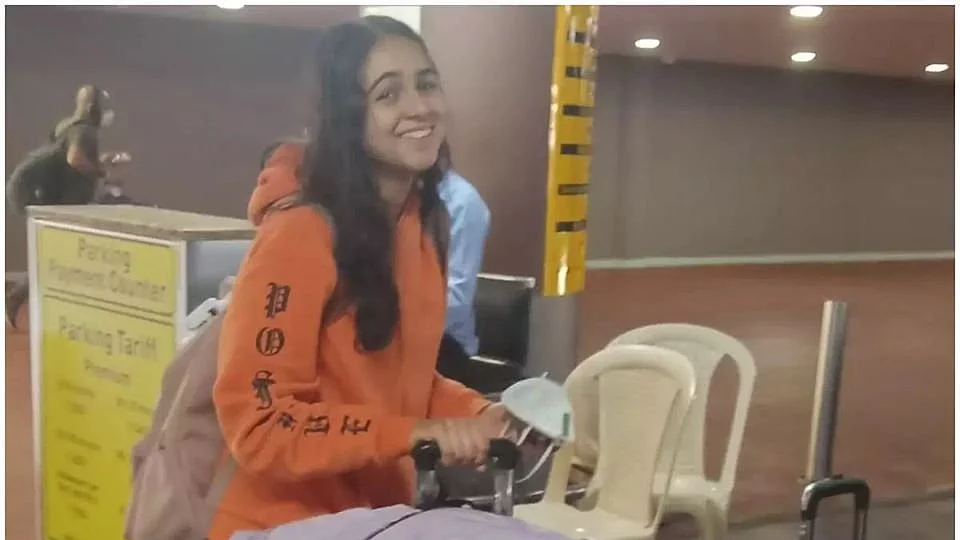 Suchitra Krishnamoorthi’s daughter Kaveri (Photo Courtesy: Twitter)