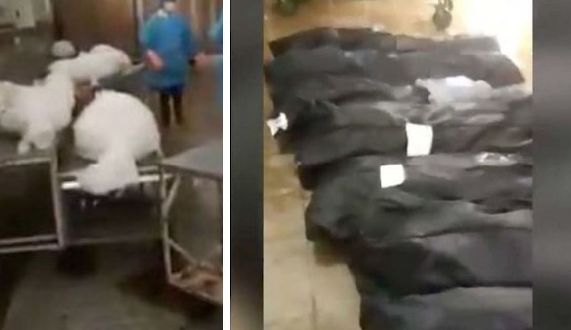 WATCH: Video shows body bags of COVID-19 victims in Iran