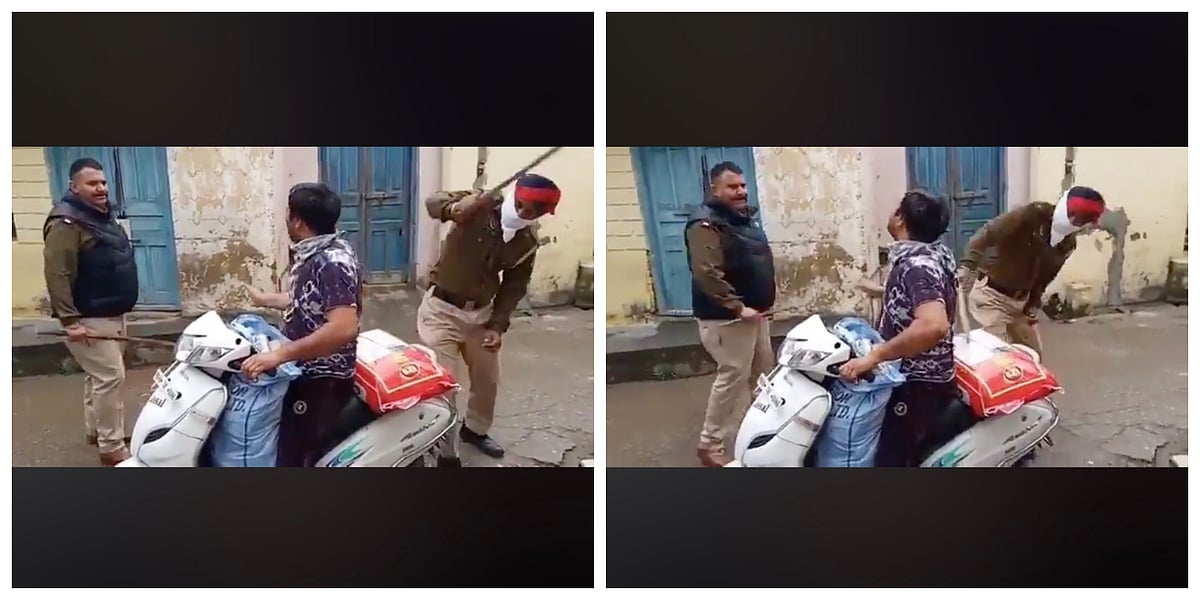 WATCH: Double whammy for common man as police harass people during coronavirus lockdown