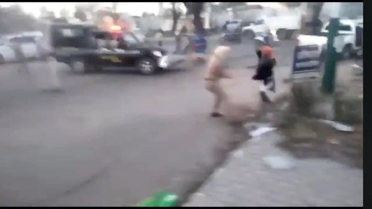 Assistant Sub Inspector hand was chopped off by a sword. (Photo courtesy- social media)