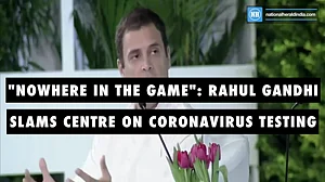 “Nowhere in the game”: Rahul Gandhi slams centre on coronavirus testing