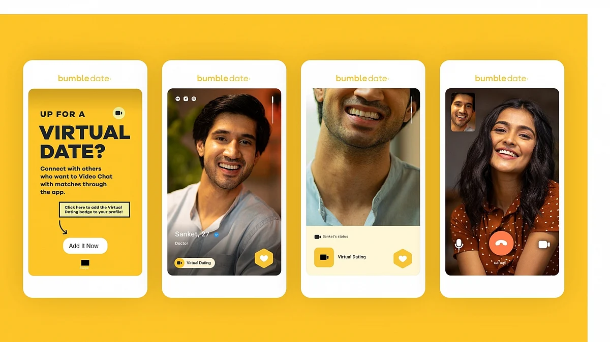 On a date during lockdown?