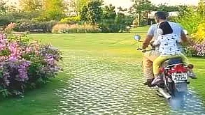 Sakshi shares video of Dhoni giving Ziva a bike ride at home