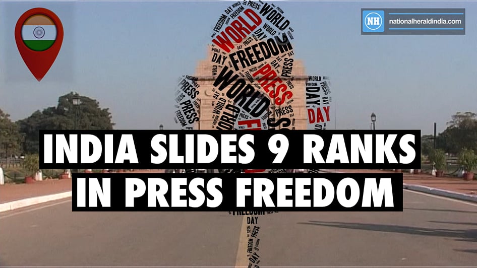 India slides 9 ranks in press freedom  