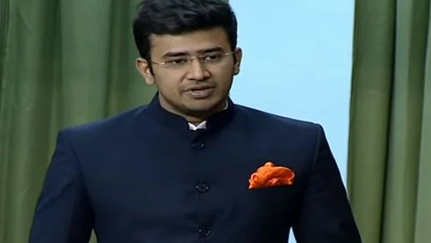 BJP MP Tejasvi Surya (Photo Courtesy: social media)
