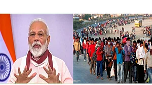 Will stale speeches, promise of relief package help starving migrant workers walking miles to reach home?