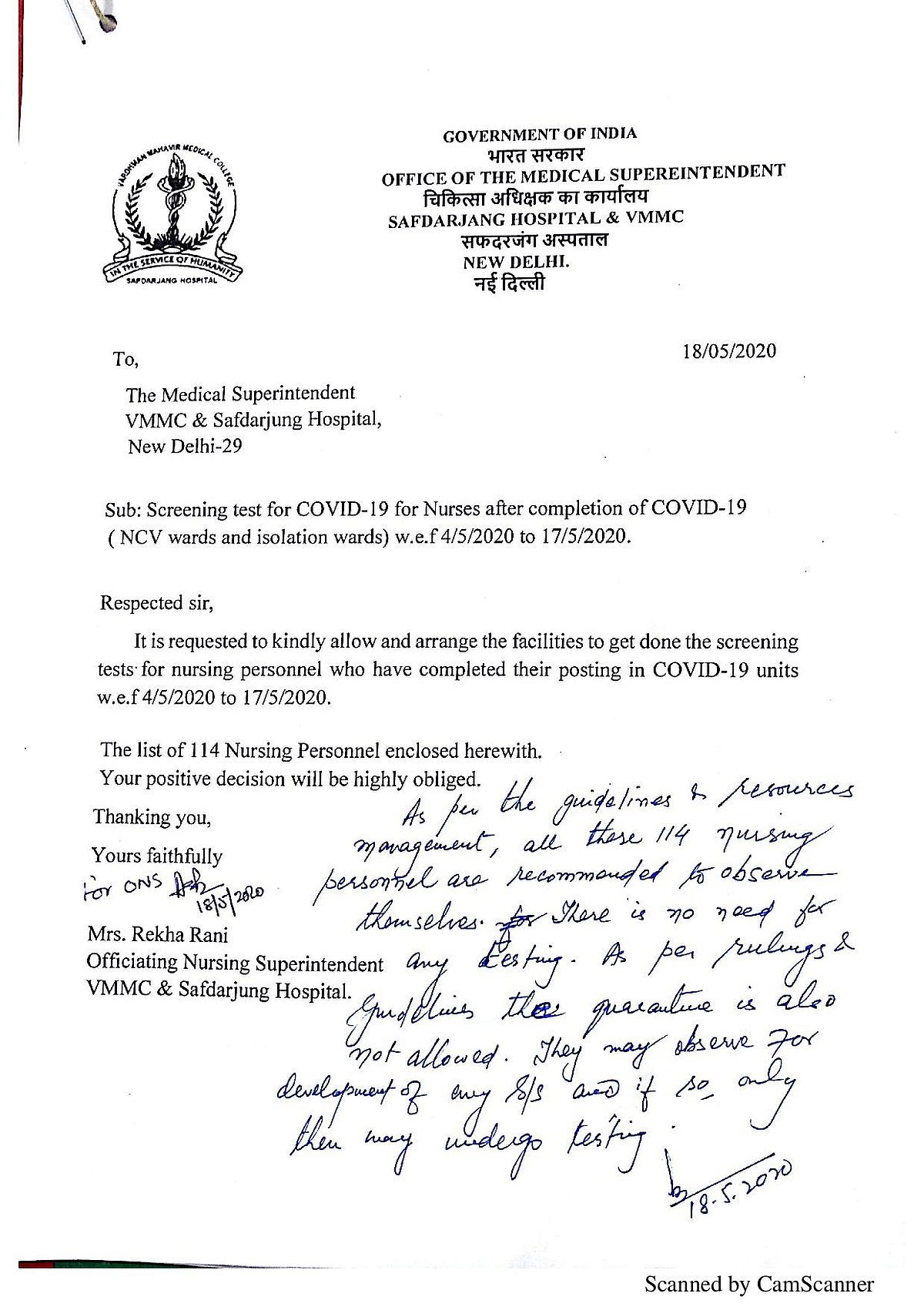 Union Health Ministry ends mandatory COVID-19 testing,14-day quarantine of all health workers     