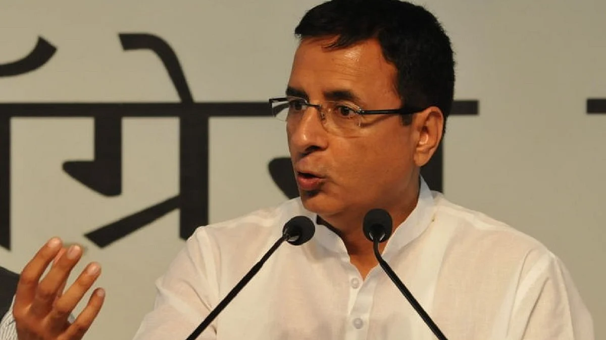 Congress leader Randeep Singh Surjewala (Photo Courtesy: IANS)