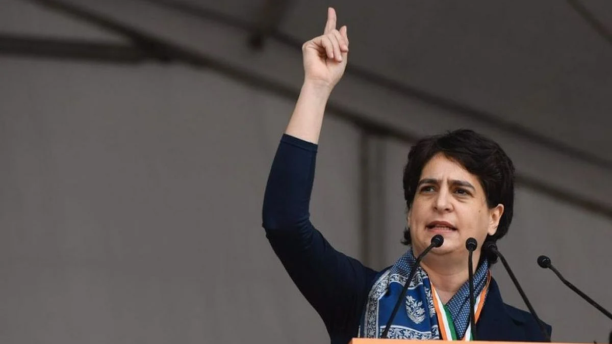 Congress leader Priyanka Gandhi (Photo Courtesy: IANS)