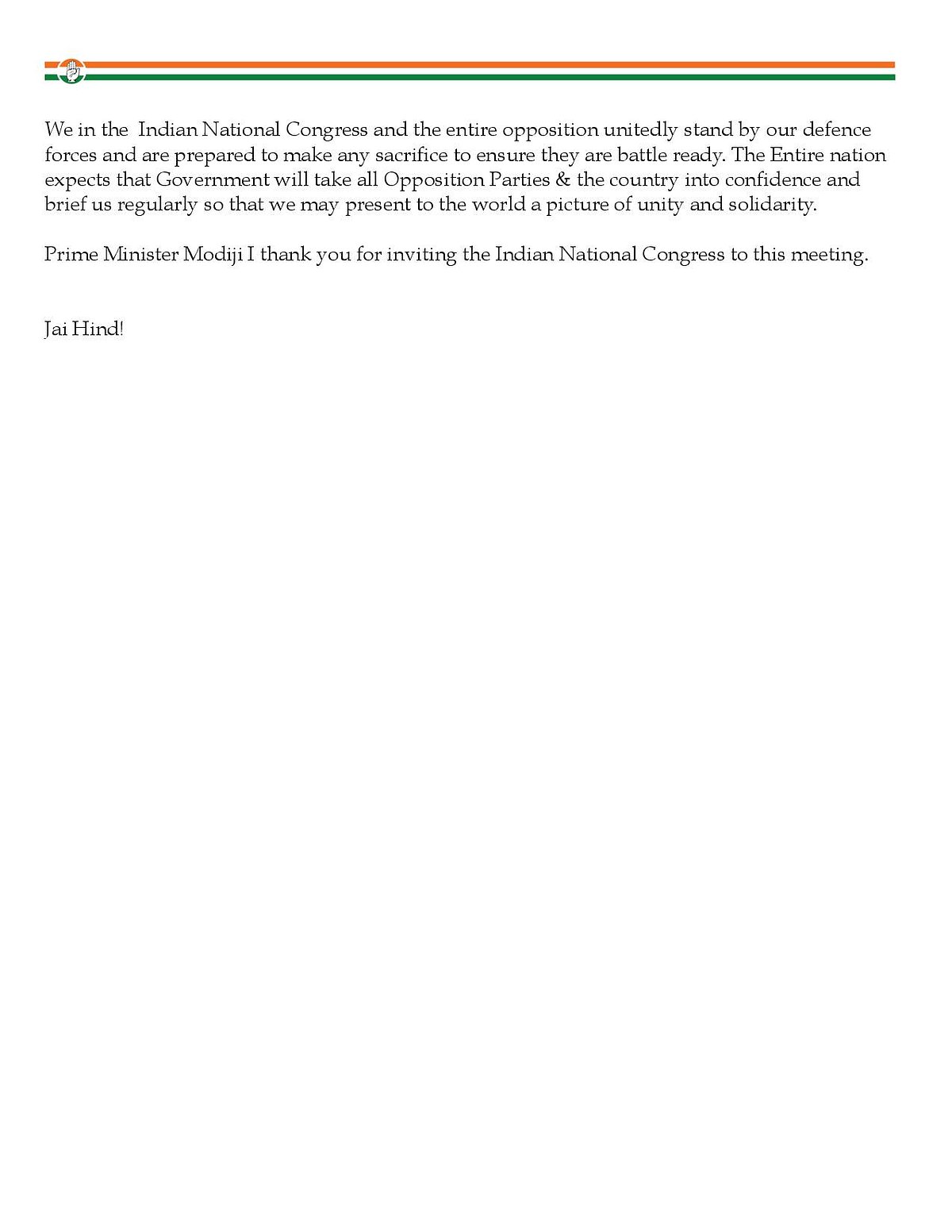 Nation needs assurance China will revert back to original position on LAC: Sonia Gandhi at All Party Meeting