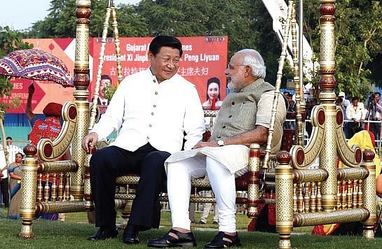 <b>Ahmedabad September, 2014</b>: Prime Minister Narendra Modi and Chinese President Xi Jinping in Ahmedabad