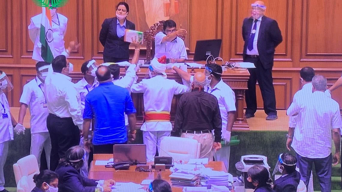 Opposition stages walkout from Goa Assembly  