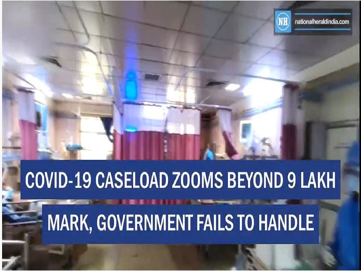 COVID-19 caseload zoom beyond 9 lakh mark, government fails to handle   