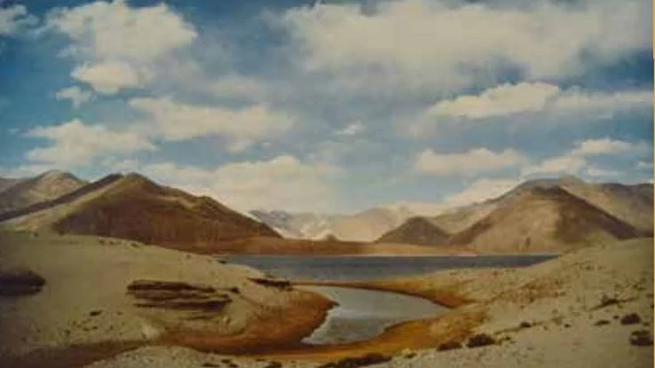 Pangong Lake, 1984, Ladakh, India   