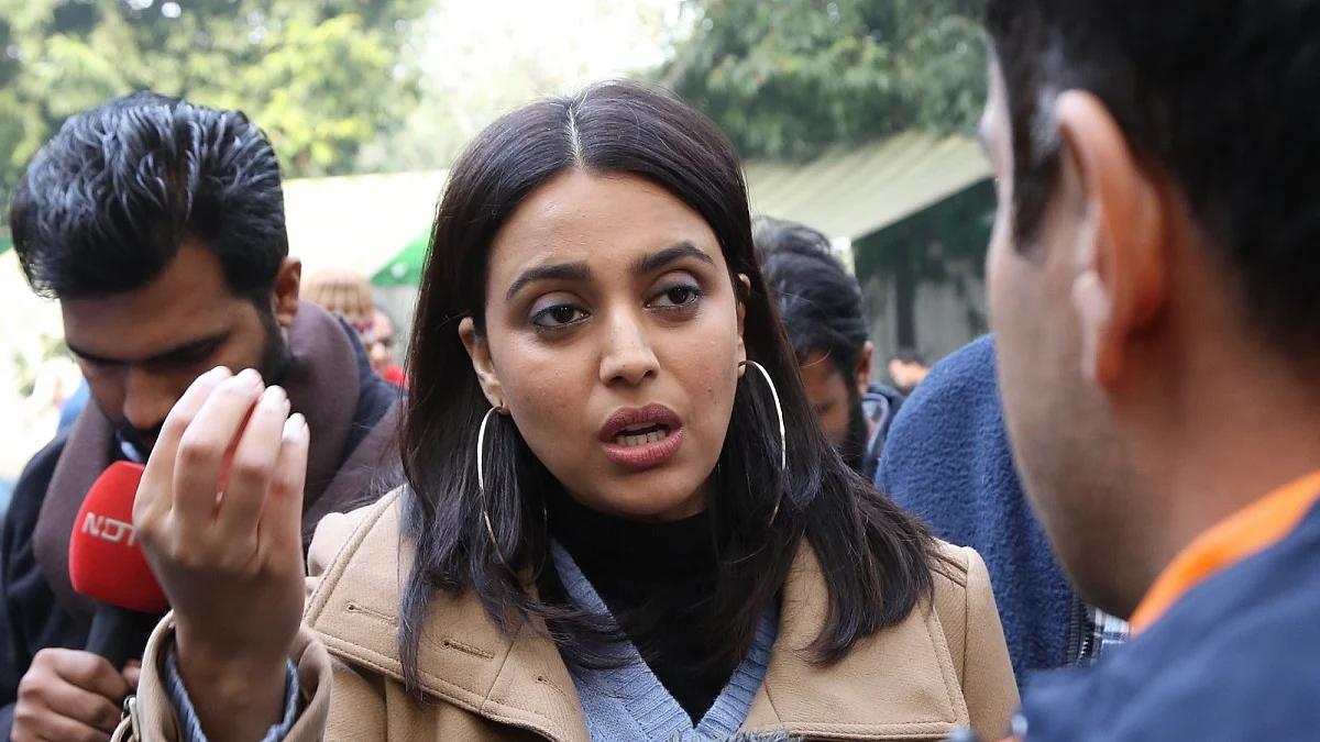 Bollywood actress Swara Bhaskar (Photo Courtesy: IANS)