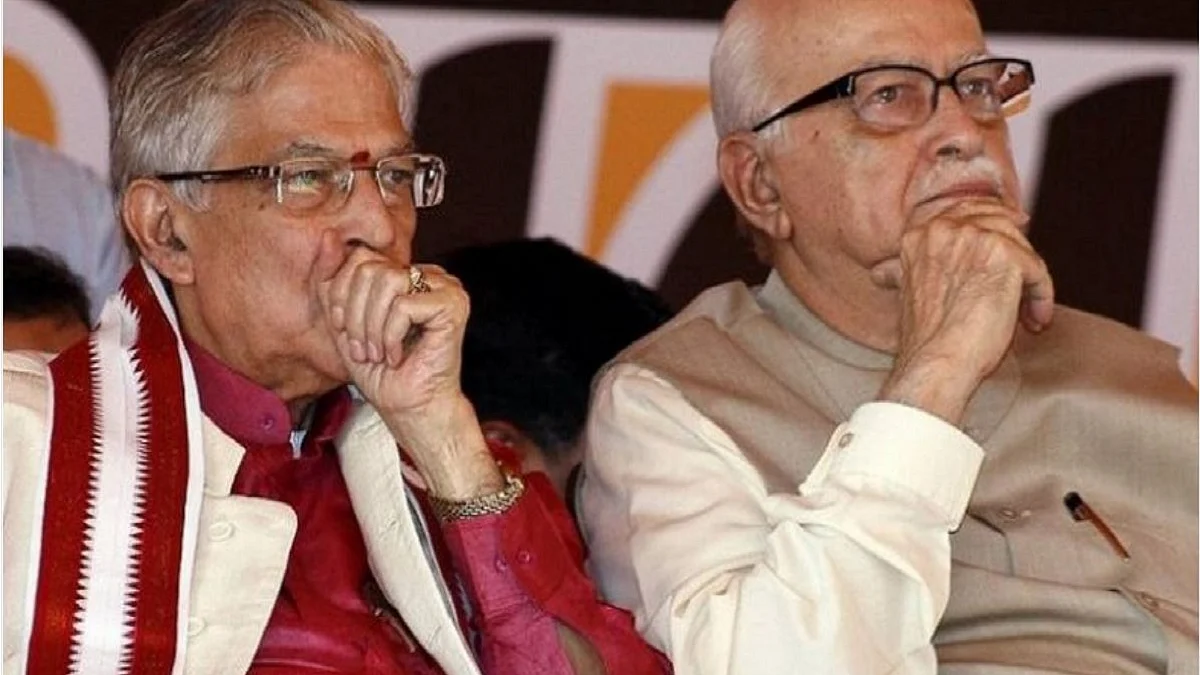 MM Joshi and LK Advani (Photo Courtesy: Social Media)