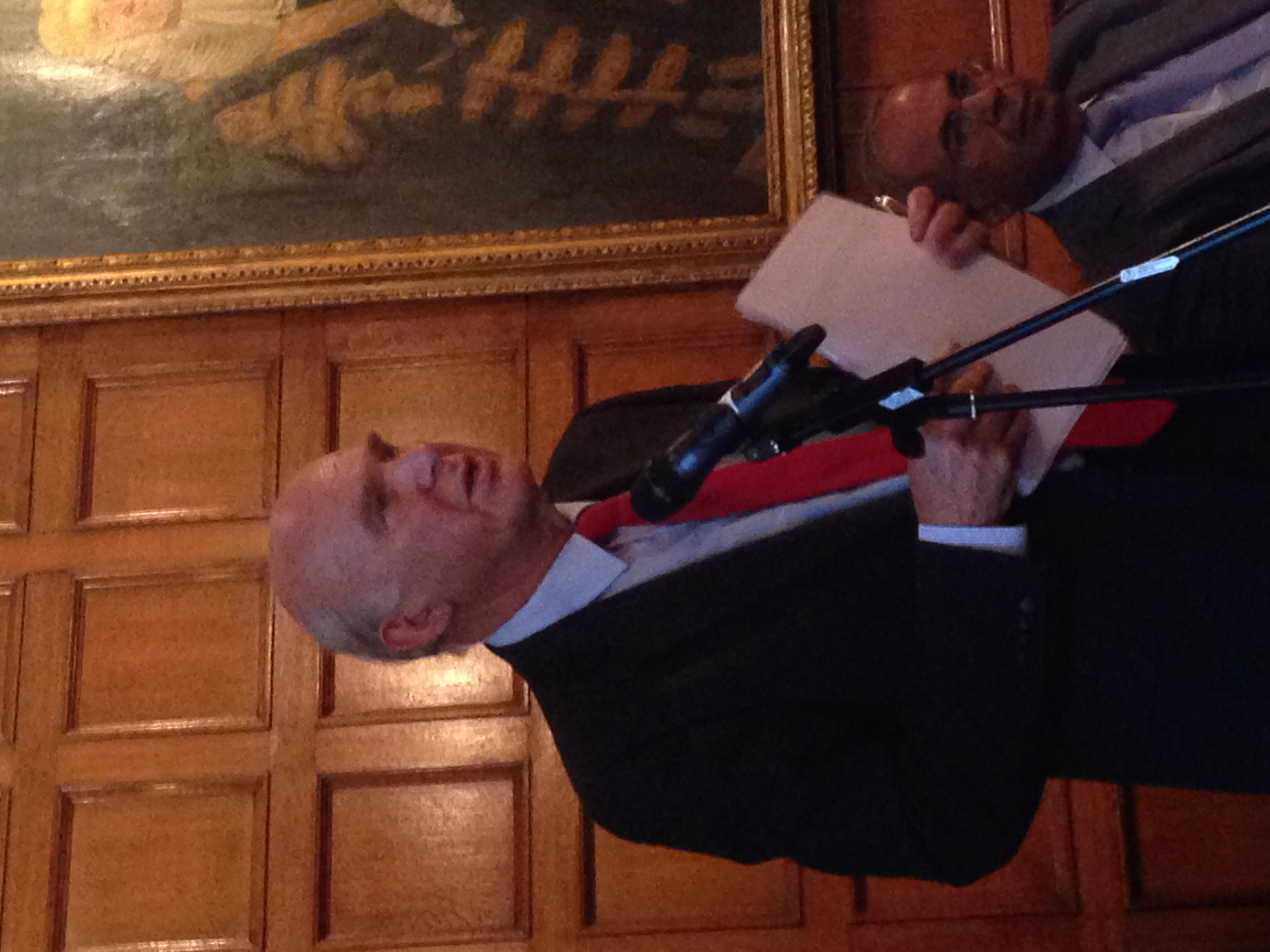 Sir Vince Cable, then UK’s Secretary of State for Business, Innovation and Skills, at an event held to commemorate Sarat Chandra Bose’s 125th birth anniversary in 2014