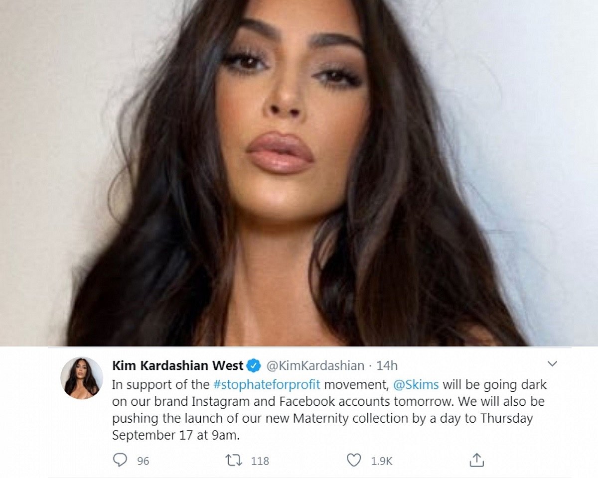 Kim Kardashian, many Hollywood celebs freeze Insta, FB a/c as protest against spread of hate on social media