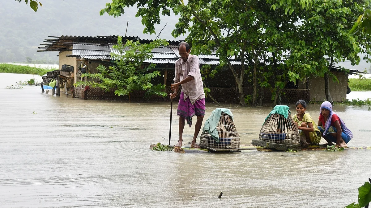 Assam flood situation worsens, 3.18 lakh people hit