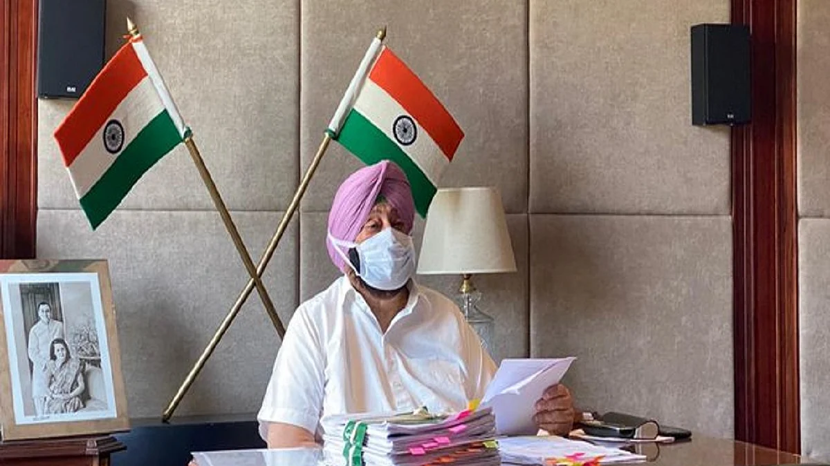 File photo of Punjab Chief Minister Capt Amarinder Singh
