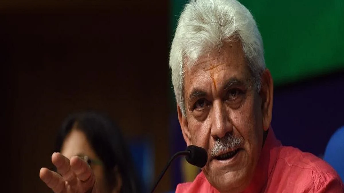 Lt Governor Manoj Sinha (Photo Courtesy: PTI)