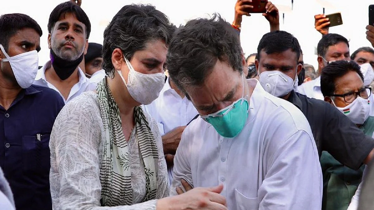 Rahul Gandhi and Priyanka Gandhi (Photo Courtesy: Twitter/@INCUttarPradesh)
