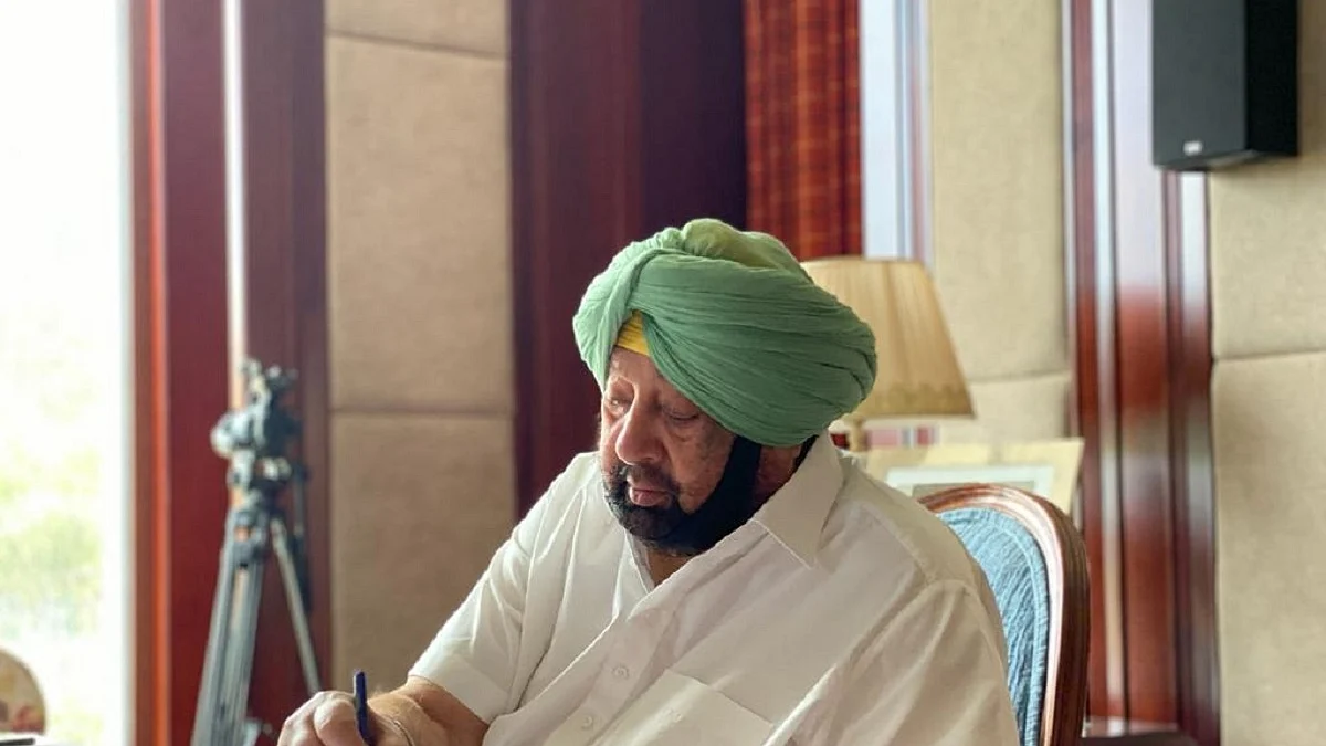 Punjab CM Amarinder Singh (Photo Courtesy: IANS)