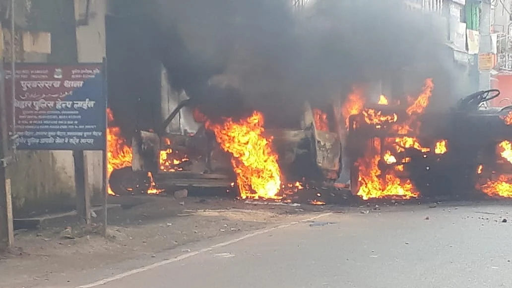 People’s anger erupted again in Munger, SP office destroyed, police station attacked