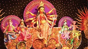 Crowds missing but Kolkata greets ‘Ma Durga’ as caregiver and migrant mother...