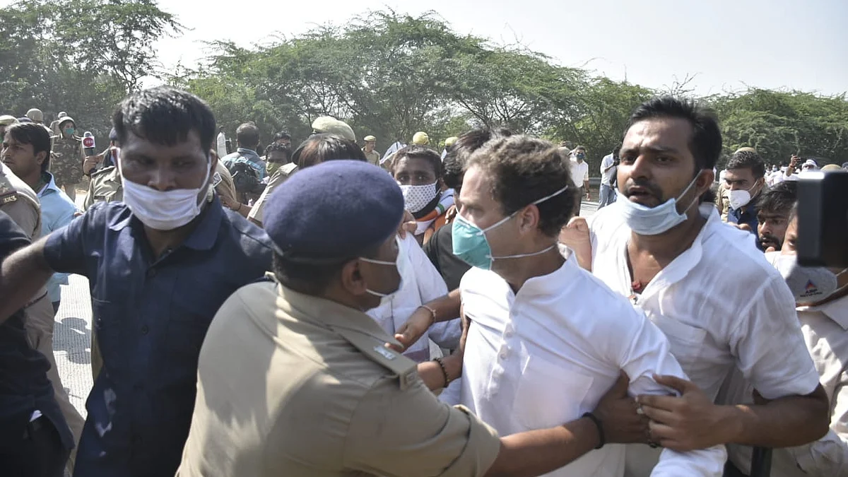 Yogi Ji, section 144 on the highway for Rahul Gandhi but not for others?