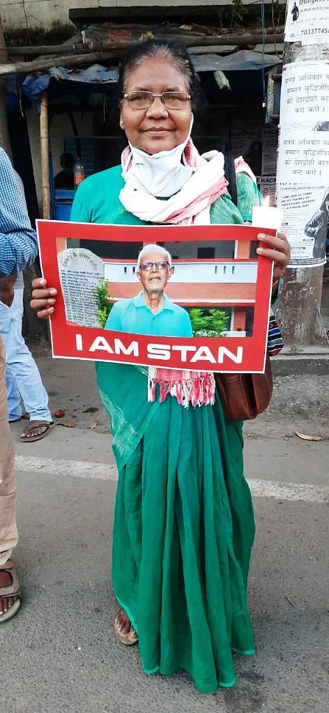 Catholics protest in Ranchi against the arrest of Fr Stan swamy