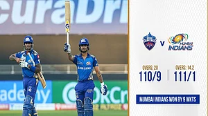 MI thrash Delhi Capitals by 9 wickets, ensure top-2 finish in league stage