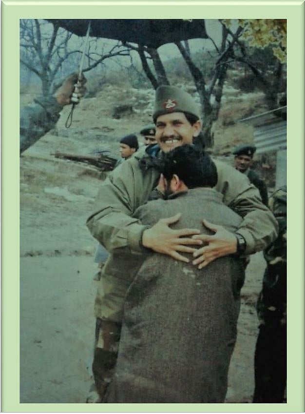 HuJi Militant Ata Mohd Lather and Maj Yash Mor in 2003 (Kokernag)