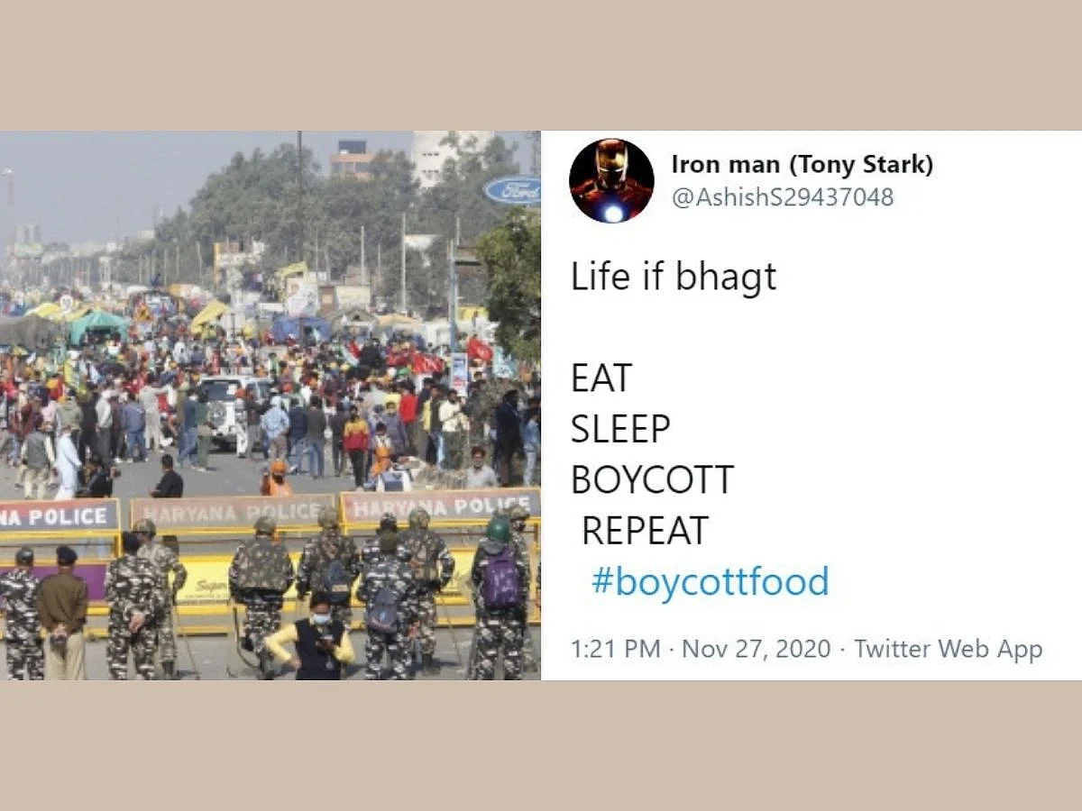All you need to know about why #BoycottFood trended on top when farmers protest rocked Delhi borders
