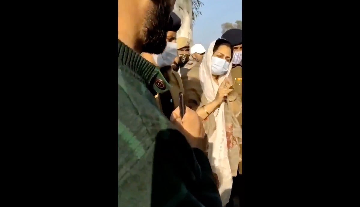 WATCH: BJP MP Sunita Duggal shown black flags in Haryana, asked to resign by protesting farmers