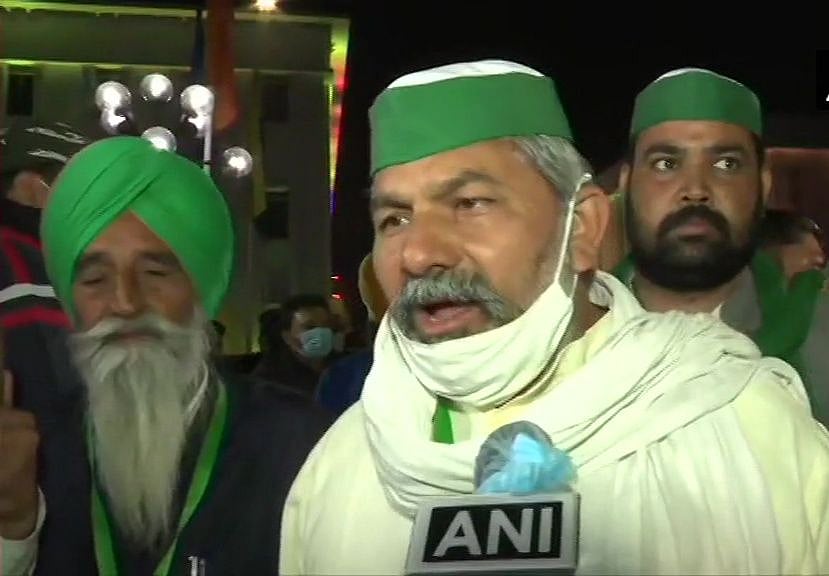 Rakesh Tikait, Spokesperson, Bharatiya Kisan Union (Photo Courtesy: ANI)