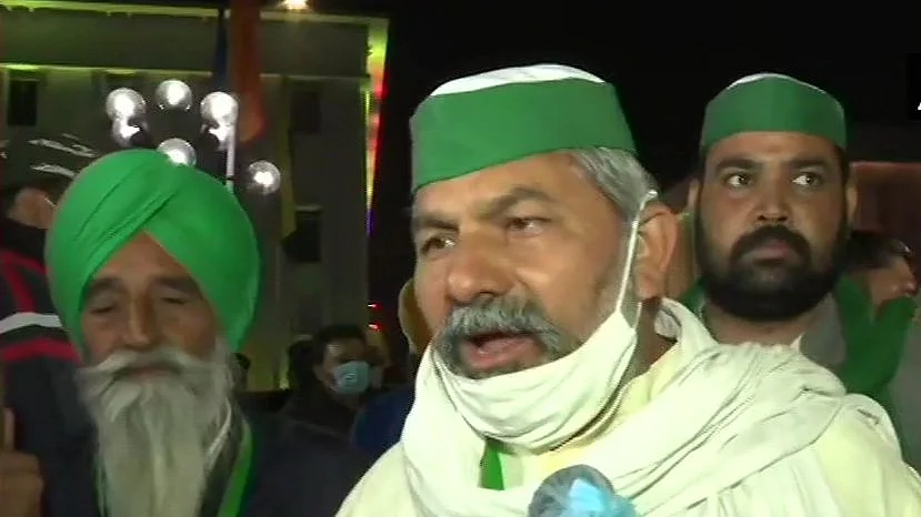 Rakesh Tikait, Spokesperson, Bharatiya Kisan Union (Photo Courtesy: ANI)