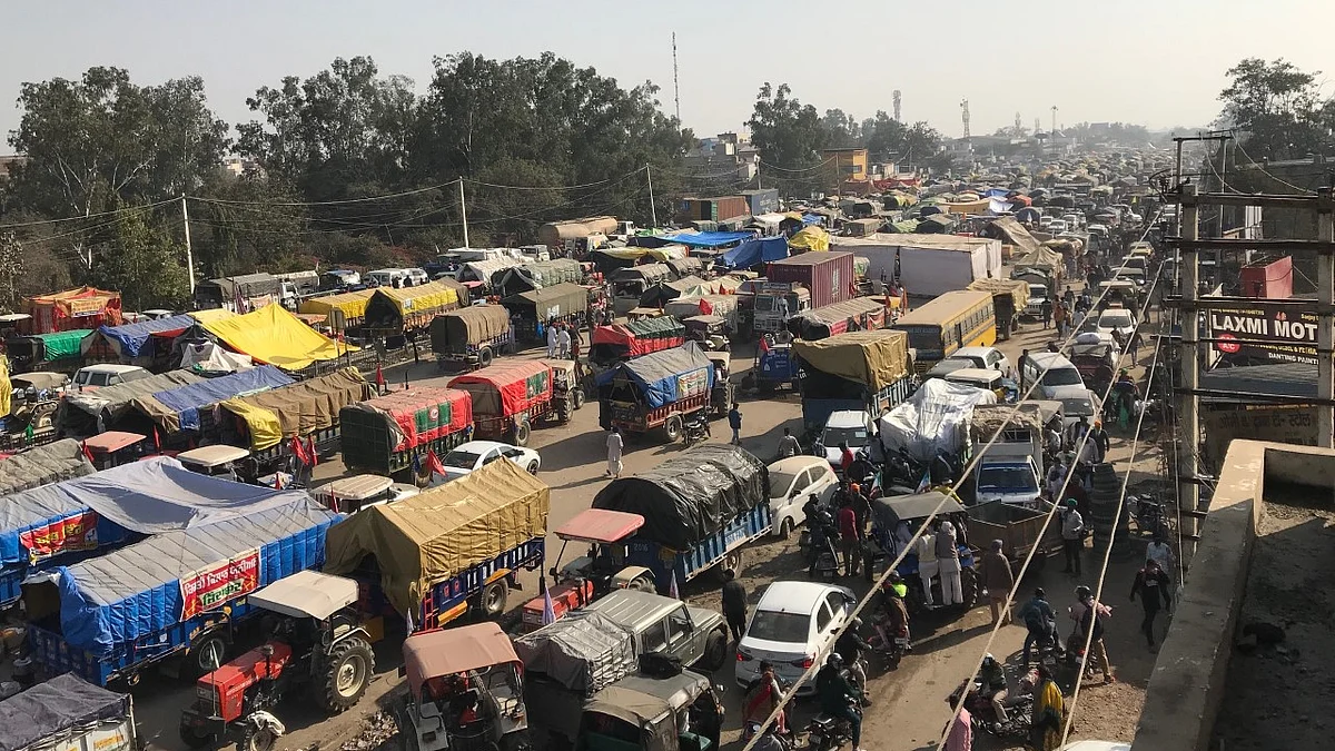 Ground report: It’s a city of caravans at the Singhu border