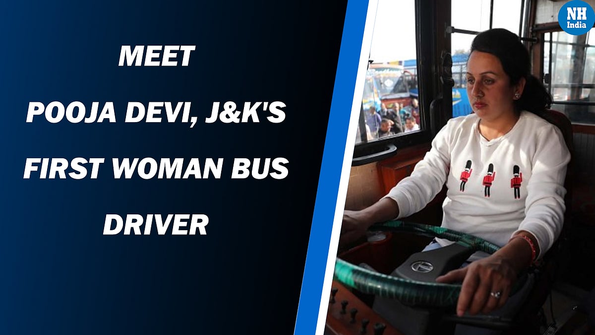 Meet Pooja Devi, J&K’s first woman bus driver 
