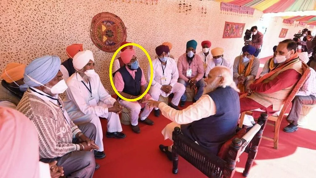 Lies of Godi media exposed again! Those who met with PM Modi in Kutch were not farmers but BJP activists