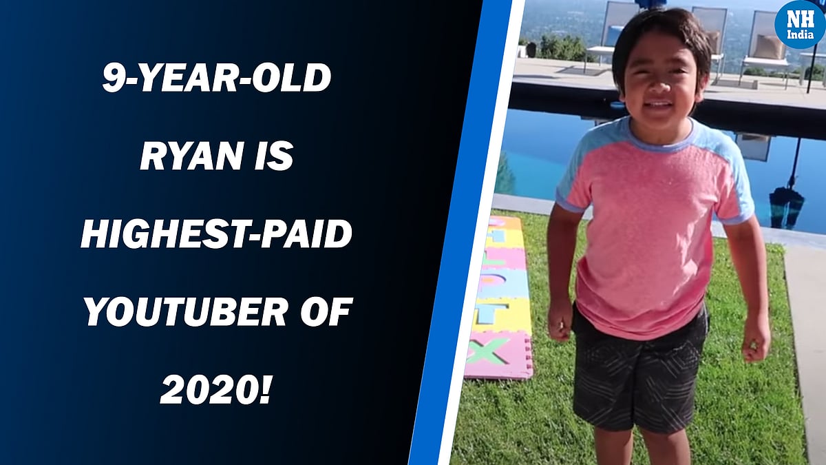 9-year-old Ryan is the highest-paid YouTuber of 2020!