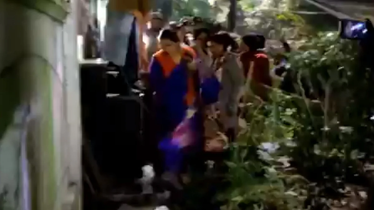BJP protest outside Kejriwal’s house turns violent, CCTV cameras broken