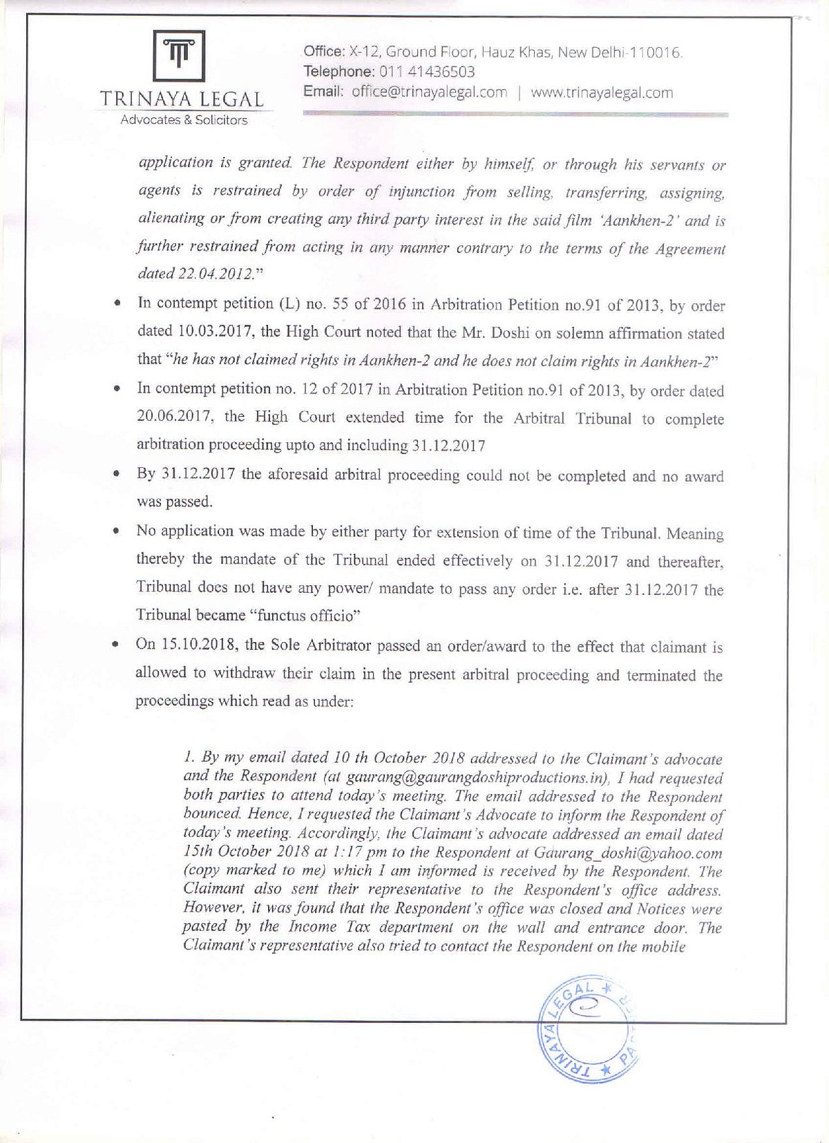 No way am I selling my rights of ‘Aankhen’, says producer Gaurang Doshi